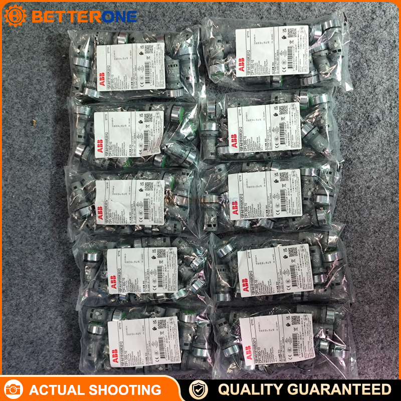 ABB 1SFA619100R3012 CP1-30G-10 Compact Pushbutton, 22mm Panel Mount, Momentary Flush Actuator, Green Non-Illuminated, 1NO (SPST-NO), Screw Terminals, IP69K, Chrome Metal Bezel, Industrial Control Panels