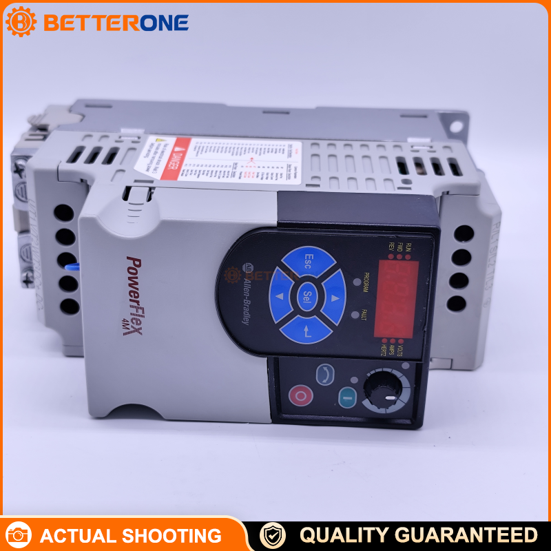 Allen-Bradley 22F-A2P5N113 PowerFlex 4M AC Drive, 240VAC 1-Phase Input, 2.5A Output, 0.37kW / 0.5HP, Frame A IP20 Open, LED Display + Fixed Digital Keypad, Internal CE Compliant Filter, RS-485, No Brake IGBT