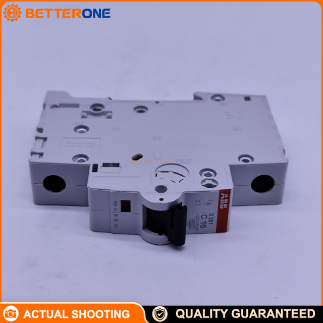 ABB 2CDS251001R0064 S201-C6 Miniature Circuit Breaker, 1-Pole, C Curve, 6A Rated Current, 230/400VAC, 6kA Breaking Capacity, System pro M compact S200