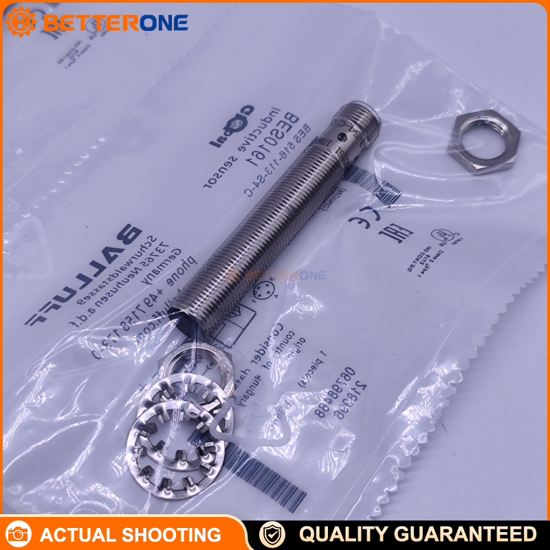 Balluff BES-516-113-S4-C Inductive Proximity Sensor (Order Code BES0161), M12x1 Ø12×70mm Flush Mount, 2mm Range, PNP NO/NC, 10–30VDC, 3500Hz, Stainless Steel Housing, M12 4-Pin Connector