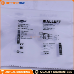 Balluff BES516-377-G-E5-C-S49 Inductive Proximity Sensor (Order Code BES0113), M8x1 Ø8×45mm Flush Mount, 2mm Range (Sn), PNP Normally Closed (NC), 10–30VDC, 5000Hz, M8x1 S49 Connector, IP68