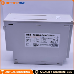 ABB ACS180-04N-05A6-4 VFD, 3-Phase 380–480V, 5.6A, 2.2kW, IP20, LV AC Machinery Drive Module for Pumps/Fans/Conveyors