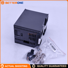Delta AS00SCM-A AS Series PLC Communication Extension Module, serial base, RS-232/RS-422/RS-485, supports 2 function cards, push-in terminals, DIN-rail mount, IP20.