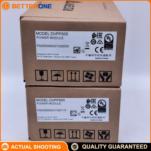 Delta DVPPS05 (DVP-PS05) PLC Power Supply Module, 1-Phase 85–264VAC Input, 24VDC Output, 5A, 120W, DIN-Rail Mount, for DVP Series PLC Panels