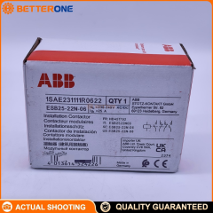 ABB ESB25-22N-06 Installation Contactor, 25A, 4-Pole, 2NO+2NC, 230–240V AC/DC coil (control circuit up to 400Hz), main circuit 400VAC/220VDC, modular DIN-rail, for single & three-phase load control (1SAE231111R0622).