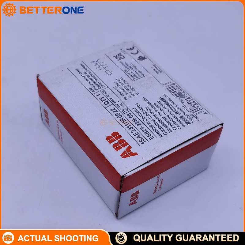 ABB ESB25-22N-06 Installation Contactor, 25A, 4-Pole, 2NO+2NC, 230–240V AC/DC coil (control circuit up to 400Hz), main circuit 400VAC/220VDC, modular DIN-rail, for single & three-phase load control (1SAE231111R0622).