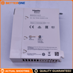 Schneider Electric BMXDDO1602 Modicon X80 Discrete Output Module, 16 transistor outputs, 24VDC positive (19–30V), 0.5A per channel, 20-way removable terminal block, single-slot module, for Modicon M340/M580