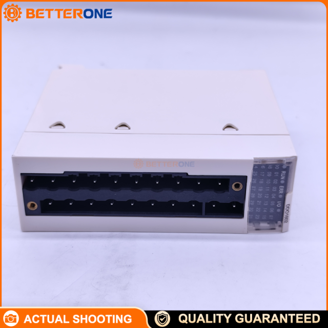 Schneider Electric BMXDDO1602 Modicon X80 Discrete Output Module, 16 transistor outputs, 24VDC positive (19–30V), 0.5A per channel, 20-way removable terminal block, single-slot module, for Modicon M340/M580