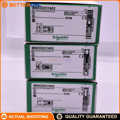Schneider Electric BMXDDO1602 Modicon X80 Discrete Output Module, 16 transistor outputs, 24VDC positive (19–30V), 0.5A per channel, 20-way removable terminal block, single-slot module, for Modicon M340/M580