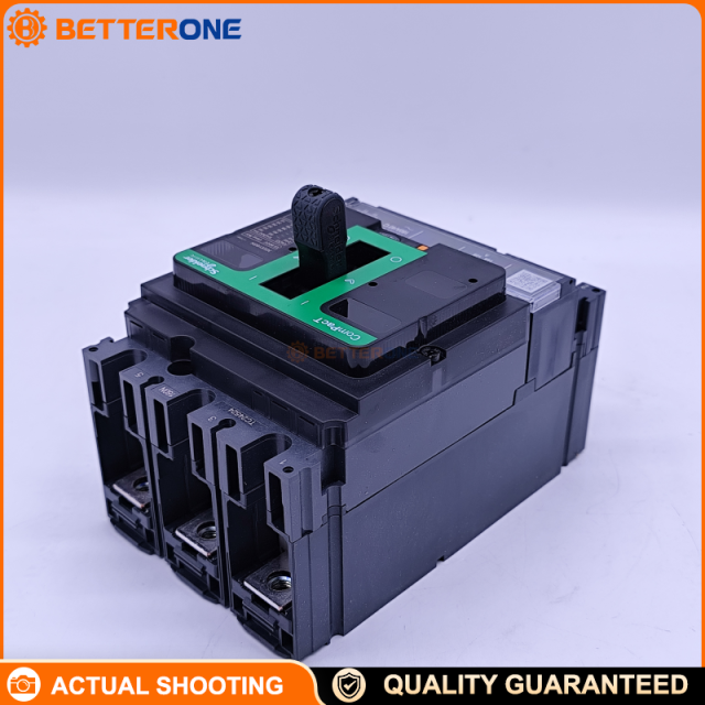 Schneider Electric C16N3TM160 ComPacT NSX160N MCCB, 3P, 160A, TMD thermal-magnetic trip, Icu 50kA @ 415VAC, fixed type, overload & short-circuit protection for distribution