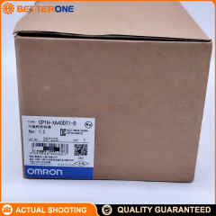 Omron CP1H-XA40DT1-D CP1H PLC CPU, 24VDC, 40 I/O (24 DI + 16 PNP transistor DO), built-in 4 AI + 2 AO, supports 4-axis pulse outputs/high-speed counting, DIN-rail mount