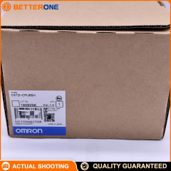 Omron CS1D-CPU65H CS1D Redundant Duplex PLC CPU Unit, 5120 I/O points (7 racks), 60K steps, 128K words (DM 32K + EM 32K×3), Ladder programming, for 24/7 critical control