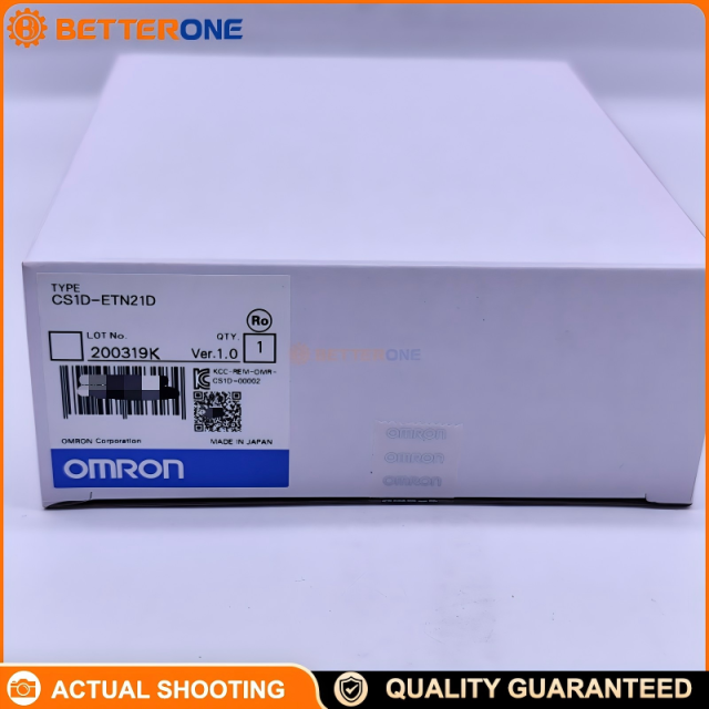 Omron CS1D-ETN21D CS1D Ethernet Unit, 100Base-TX/10Base-T, RJ45, supports FINS communications (UDP/IP & TCP/IP) for CS1D Duplex PLC redundant Ethernet communications in critical systems