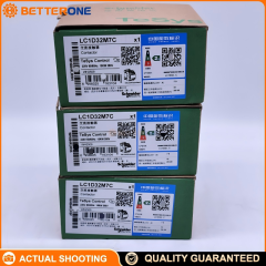Schneider Electric LC1D32M7C TeSys Deca Motor Contactor, 3P (3NO), AC-3 32A (≤440V), 220VAC 50/60Hz coil, built-in 1NO+1NC auxiliaries, screw clamp terminals, DIN-rail/plate mounting, for motor starters & control panels