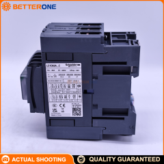 Schneider Electric LC1D65AM7C TeSys D/Deca Contactor 3P (3NO) AC-3/AC-3e 65A up to 440V, 220VAC 50/60Hz coil, EverLink terminals, built-in 1NO+1NC auxiliary contacts
