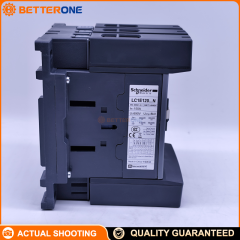 Schneider Electric LC1E120F5N Easy TeSys Control Motor Contactor, 3P (3NO), AC-3 120A ≤440V, 110VAC 50Hz coil, built-in 1NO+1NC auxiliaries, screw clamp terminals, DIN-rail/plate mounting (motor power up to 59kW @ 440V).