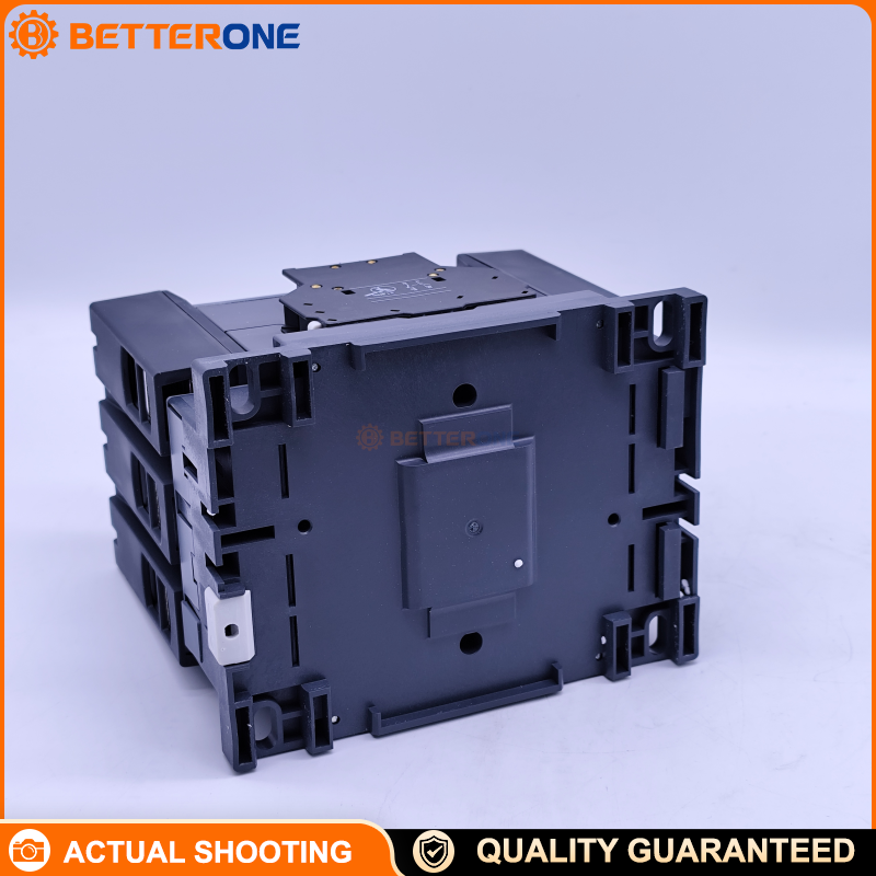 Schneider Electric LC1E120F5N Easy TeSys Control Motor Contactor, 3P (3NO), AC-3 120A ≤440V, 110VAC 50Hz coil, built-in 1NO+1NC auxiliaries, screw clamp terminals, DIN-rail/plate mounting (motor power up to 59kW @ 440V).
