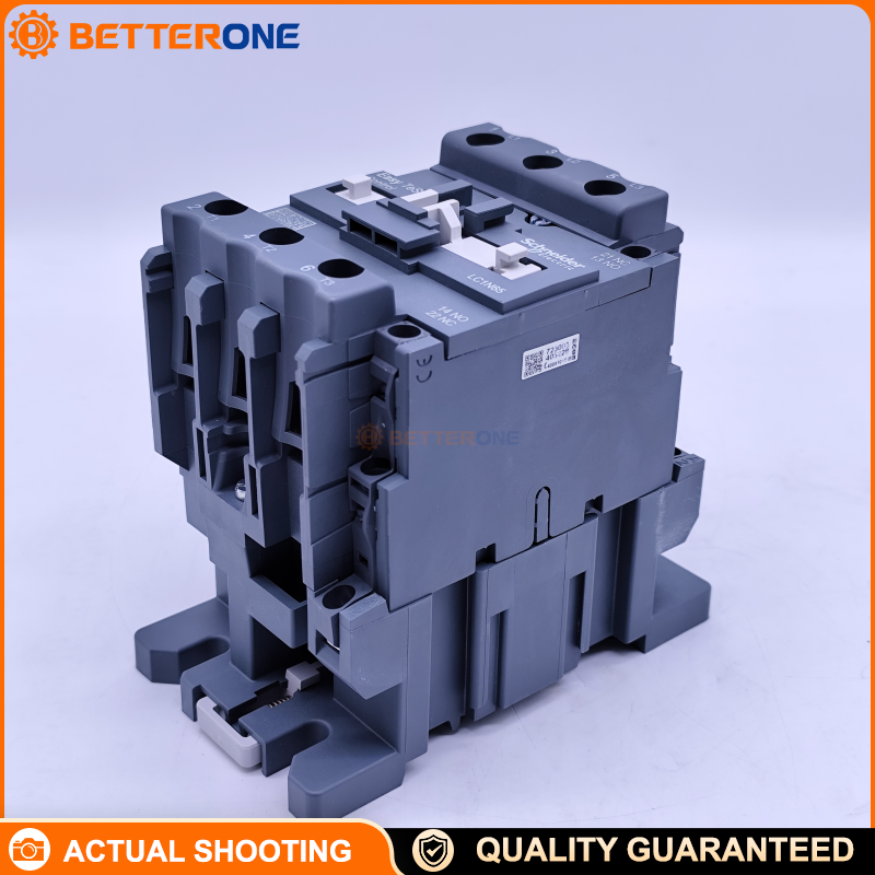 Schneider Electric LC1N65F5N Easy TeSys Control AC Contactor, 3P (3NO), AC-3 65A ≤440V, power circuit ≤690VAC, built-in 1NO+1NC auxiliaries, 110VAC 50Hz coil, DIN-rail/plate mounting