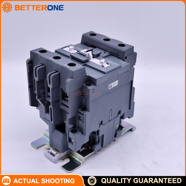 Schneider Electric LC1N80F5N Easy TeSys Control AC Contactor, 3P (3NO), AC-3 80A ≤440V, built-in 1NO+1NC auxiliaries, 110VAC 50Hz coil, for motor starting and control panels