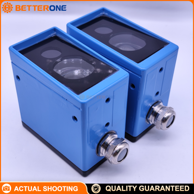 SICK 1010994 (WS/WE45-R250) W45 Through-beam Photoelectric Sensor, 0–350 m max range, infrared LED, relay output (change-over contacts), 20–250 VAC/DC supply, metal housing, IP67, terminal connection PG13.5