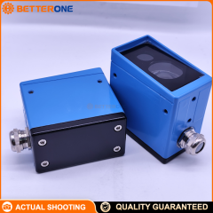SICK 1010994 (WS/WE45-R250) W45 Through-beam Photoelectric Sensor, 0–350 m max range, infrared LED, relay output (change-over contacts), 20–250 VAC/DC supply, metal housing, IP67, terminal connection PG13.5