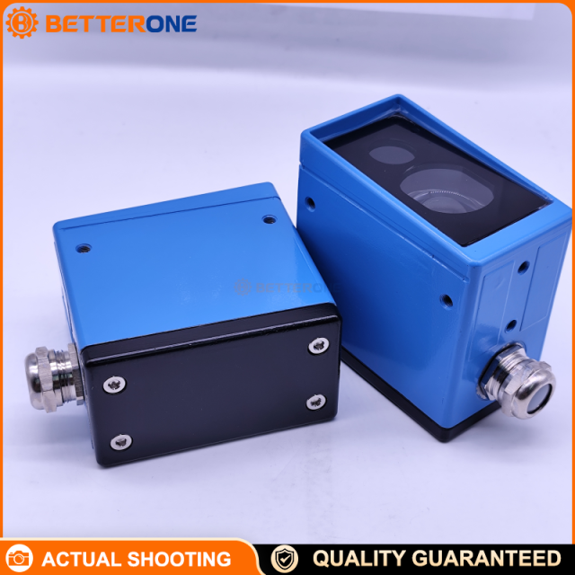 SICK 1010994 (WS/WE45-R250) W45 Through-beam Photoelectric Sensor, 0–350 m max range, infrared LED, relay output (change-over contacts), 20–250 VAC/DC supply, metal housing, IP67, terminal connection PG13.5