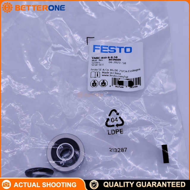 Festo 8034609 VAMC-B10-B-B-S8 Seal-SET (VAMC-B10 series) pneumatic valve/valve terminal accessory for sealing & separating elements, maintenance spare part