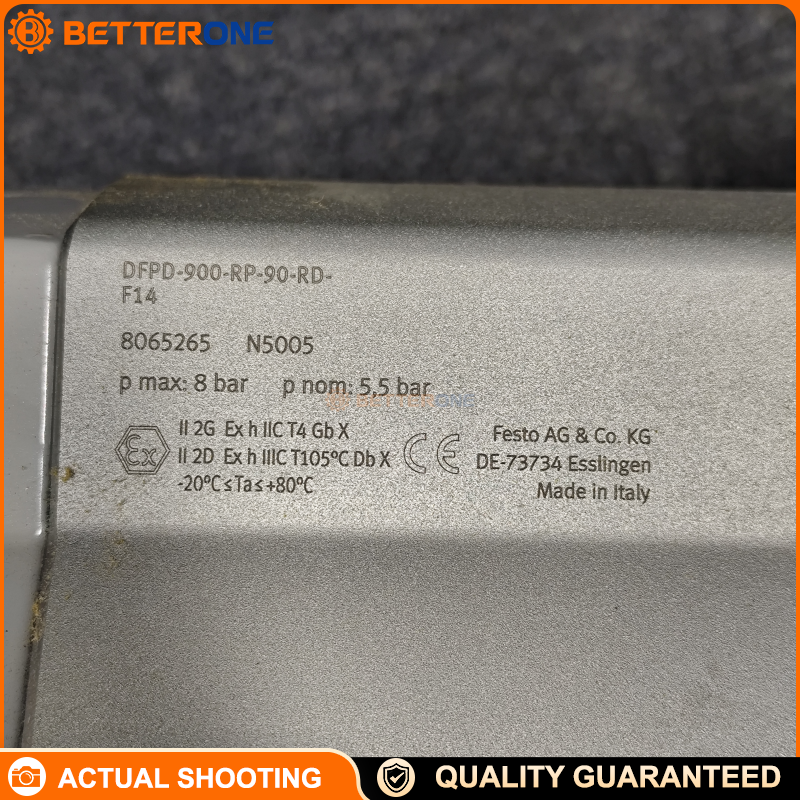 Festo 8065265 DFPD-900-RP-90-RD-F14 Quarter Turn Actuator, double-acting rack & pinion, 90° rotation, ISO 5211 F14 mounting, for automating butterfly/ball/damper valves