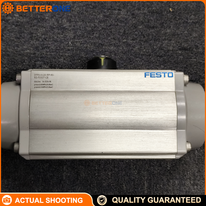 Festo 8161244 DFPX-0120-RP-90-RD-F0507-CS Quarter Turn Pneumatic Actuator, rack-and-pinion, double-acting, 90° rotary motion, for valve/damper control