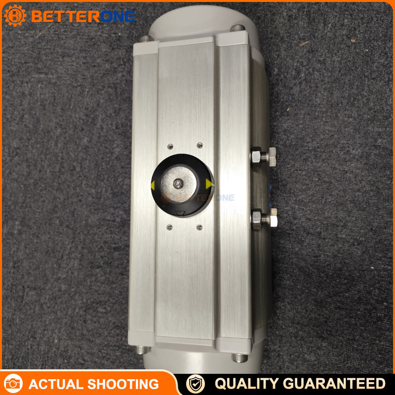 Festo 8161247 (DFPX-0480-RP-90-RD-F1012-CS) is a DFPX quarter-turn actuator: double-acting rack & pinion, 90° rotation, ISO 5211 F1012 mounting, NAMUR interface for automation accessories—ideal for valve automation.
