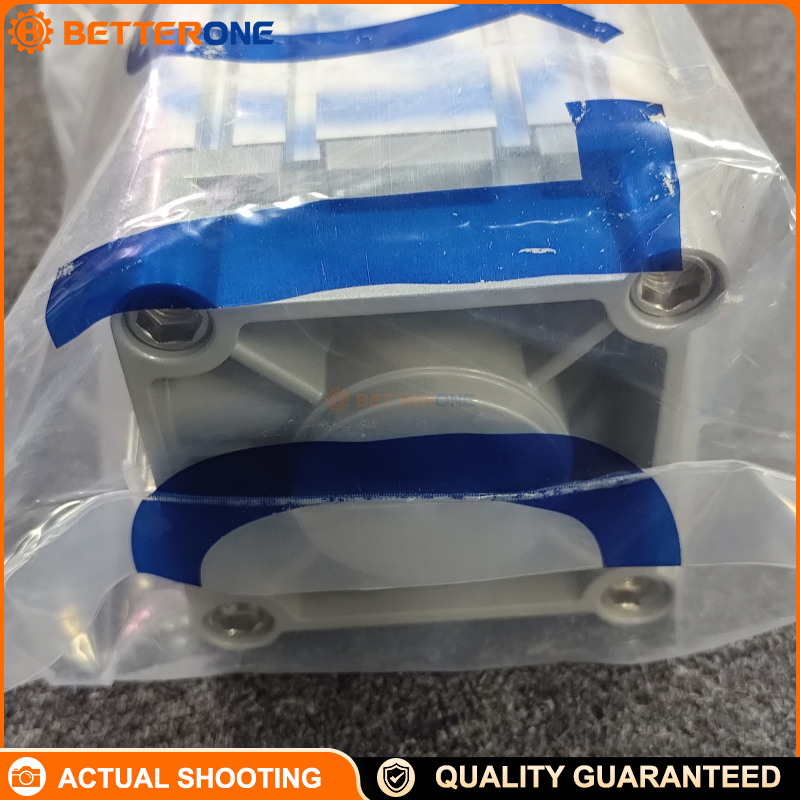 Festo DNC-100-40-PPV-A (163466) ISO 15552 Cylinder, double-acting, 100 mm bore, 40 mm stroke, PPV adjustable pneumatic cushioning both ends, sensor-ready for proximity switch, G1/2 ports, 0.6–12 bar, -20 to +80°C.