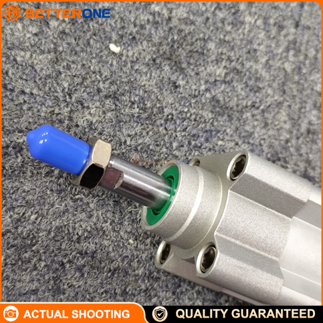 Festo DSBC-32-480-PPVA-N3 ISO 15552 cylinder, double-acting, 32 mm bore, 480 mm stroke, PPV adjustable pneumatic cushioning both ends, proximity switch sensing, G1/8 ports, M10×1.25 male rod thread, 0.6–12 bar, -20…80°C.