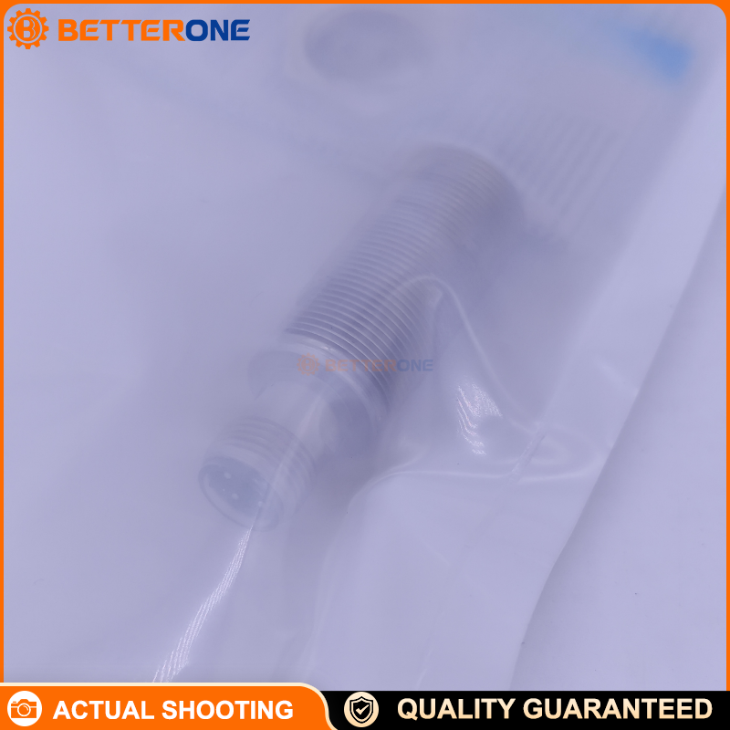 Omron E2A-S18KS08-M1-B1 Inductive Proximity Sensor, Stainless Steel Short Body, M18 Flush (Shielded), 8mm Sensing Distance, DC 3-Wire PNP NO, M12 Connector, IP67/IP69K