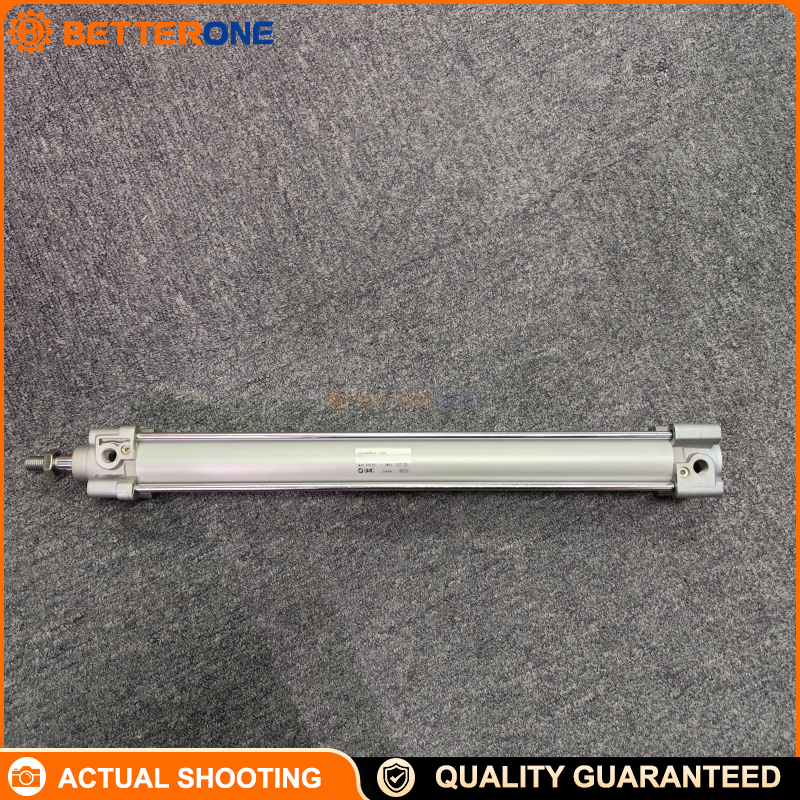 SMC C96SDB32-300 ISO 15552 tie-rod air cylinder, double-acting single rod, 32 mm bore / 300 mm stroke, built-in magnet for auto switches, air cushion both ends + bumper, G1/8 ports, max 1.0 MPa—for pushing/clamping/positioning automation