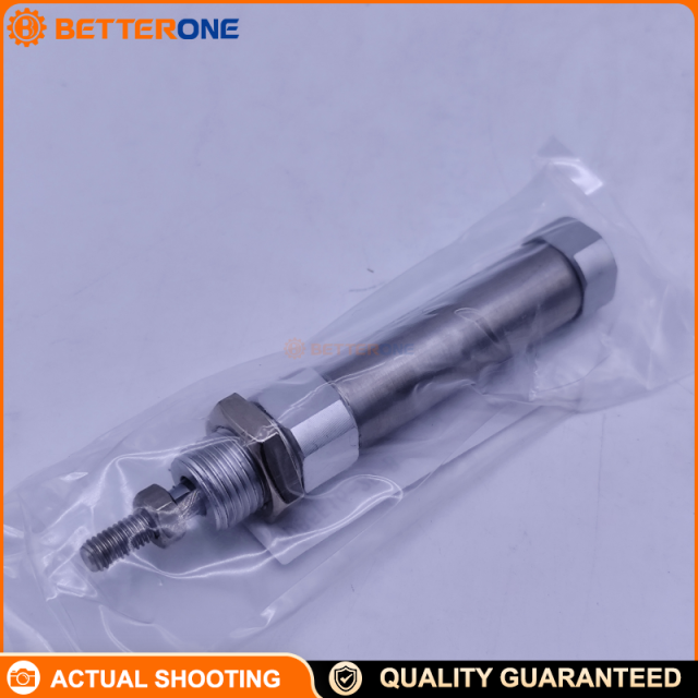 SMC CD85F16-25-B ISO 6432 round body cylinder, double-acting single rod, Ø16 × 25 mm, built-in magnet, auto switch band type, rubber cushion, M5 ports, M6 rod thread, max 1.0 MPa.