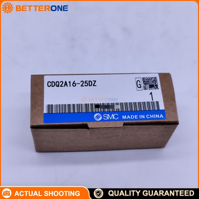 SMC CDQ2A16-25DZ CQ2-Z compact cylinder, double-acting single rod, Ø16mm bore / 25mm stroke, built-in magnet (auto-switch ready), flexible switch mounting grooves, M5×0.8 ports, max operating pressure 1.0 MPa—ideal