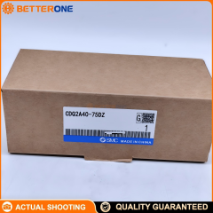 SMC CDQ2A40-75DZ CQ2-Z Compact Cylinder, double-acting single rod, 40mm bore × 75mm stroke, built-in magnet (auto-switch ready), 4-surface switch mounting, Rc port thread for 32–100 bores (Rc1/4 typical for 40mm)—for clamping/pushing/positioning.