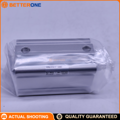 SMC CDQ2A40TF-50DZ CQ2-Z compact cylinder, Ø40mm bore × 50mm stroke, double-acting single rod, built-in magnet, auto-switch grooves, G1/8 ports, 0.05–1.0MPa (proof 1.5MPa).