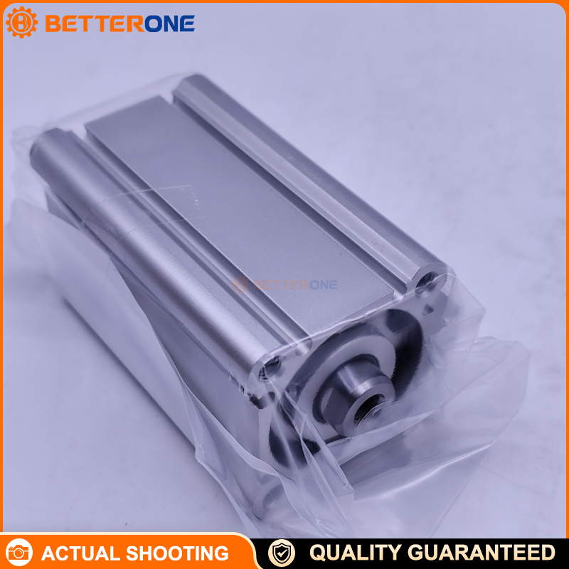 SMC CDQ2A40TF-50DZ CQ2-Z compact cylinder, Ø40mm bore × 50mm stroke, double-acting single rod, built-in magnet, auto-switch grooves, G1/8 ports, 0.05–1.0MPa (proof 1.5MPa).