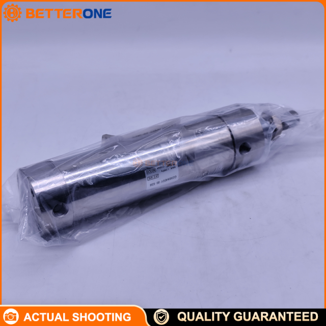 SMC CG5BN40SV-85-XB6 CG5-S stainless steel air cylinder, double-acting single rod, B basic mounting, N = rubber bumper type (XB6 high-temp notes apply), Ø40 × 85 mm, V = FKM seals, Rc 1/8 ports, -10 to 150°C heat-resistant (-XB6),