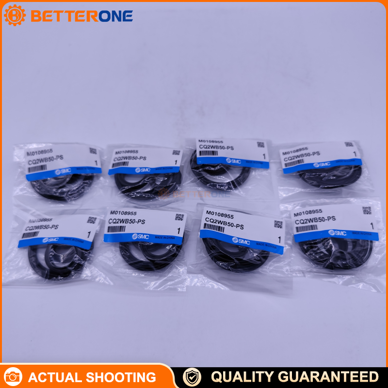 SMC CQ2WB50-PS CQ2 Compact Cylinder Seal Kit / Repair Kit, for 50 mm bore CQ2W double-rod (double end) cylinders—maintenance replacement set to restore sealing performance