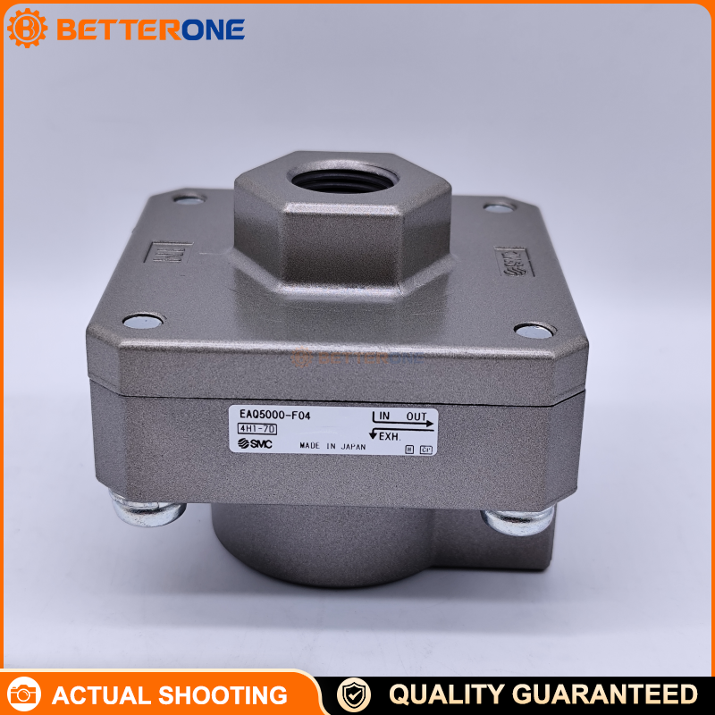 SMC EAQ5000-F04 Quick Exhaust Valve (AQ Series / EAQ European), G 1/2 (BSPP) ports, max 10 bar (1.0 MPa), high-flow fast exhaust to improve cylinder response, for pneumatic automation circuits.