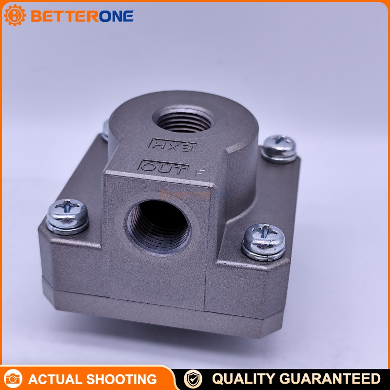 SMC EAQ5000-F04 Quick Exhaust Valve (AQ Series / EAQ European), G 1/2 (BSPP) ports, max 10 bar (1.0 MPa), high-flow fast exhaust to improve cylinder response, for pneumatic automation circuits.