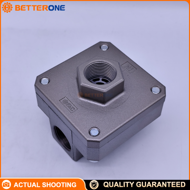 SMC EAQ5000-F06 Quick Exhaust Valve (AQ/EAQ series), G 3/4 (BSPP) female ports, max 10 bar (1.0 MPa), -5…60°C, built-in silencer; for local fast exhaust to reduce back pressure and speed up cylinder cycles.