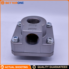 SMC EAQ5000-F06 Quick Exhaust Valve (AQ/EAQ series), G 3/4 (BSPP) female ports, max 10 bar (1.0 MPa), -5…60°C, built-in silencer; for local fast exhaust to reduce back pressure and speed up cylinder cycles.