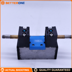 Festo JMFH-5/2-D-1-C (150980) 5/2 bistable solenoid valve, ISO 5599-1 sub-base size 1, G1/4 ports, 1200 l/min, 42 mm width, 2–10 bar, piston gate valve, manual overrides, solenoid coil ordered separately.