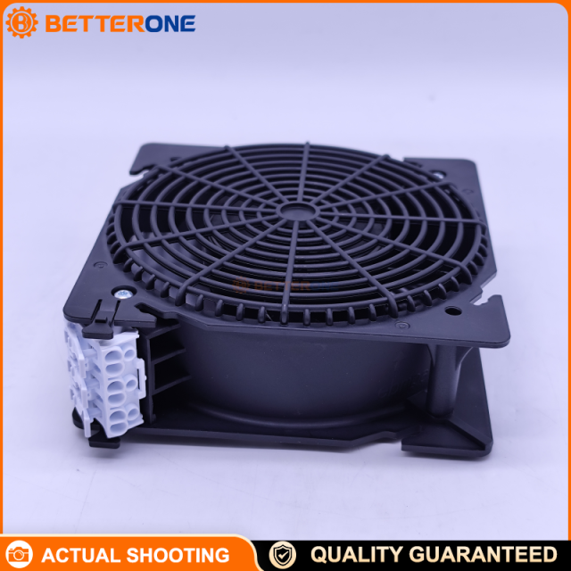 ebm-papst DV4650-470 Filter Fan for control cabinets (terminal connection), 230VAC 50/60Hz, power 17.7W@50Hz / 16.1W@60Hz, speed 2650/3100rpm, operating temp -10~55°C—for cabinet ventilation & heat dissipation.