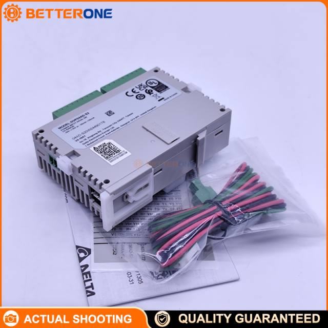 Delta DVP04AD-S2 DVP-S Series 4-Channel Analog Input Module (4AI), supports ±10V / ±20mA, differential input, 14-bit resolution, 24VDC supply, built-in RS-485, DIN-rail mount—ideal for DVP PLC analog acquisition & process control.