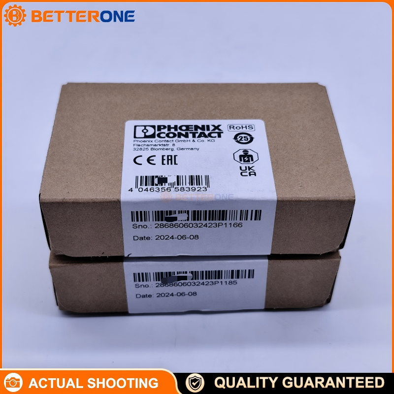 Phoenix Contact 2868606 STEP-DIODE/5-24DC/2X5/1X10 Redundancy Module, 5–24VDC, 2×5A input / 1×10A output, DIN-rail mount, with redundancy monitoring, ideal for 24VDC dual power redundancy isolation and reliable supply.