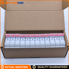 Eaton Bussmann CHM1DIU Modular Fuse Holder, 1 Pole, for 10×38 mm fuses, 30A UL / 32A IEC, 600V UL / 690V IEC, DIN-rail mounting, with status indication, for low-voltage distribution and industrial control protection.